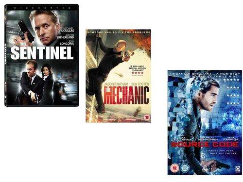 The Action/Suspense Collection (The Sentinel/The Mechanic/Source Code) [DVD]